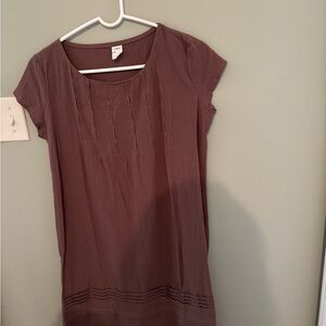 Elegant Brown Women's Dress